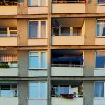 brown and white concrete building